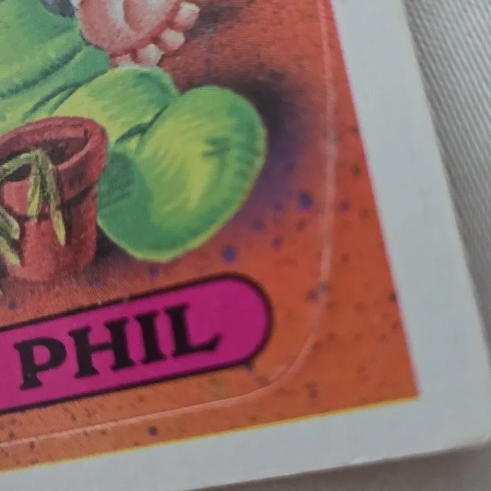 Garbage Pail Kids Card Foul Phil 70b Original vtg vintage retro rare collection